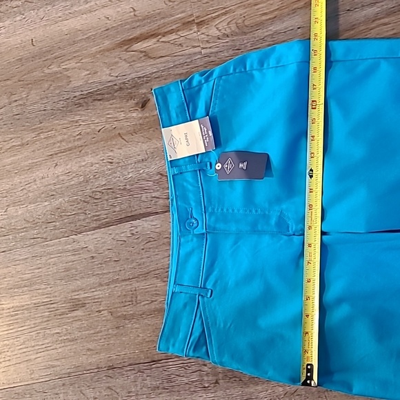 ST. JOHN'S BAY BRAND WOMEN'S PETITE TURQUOISE CAPRIS SIZE 12P - Picture 10 of 15